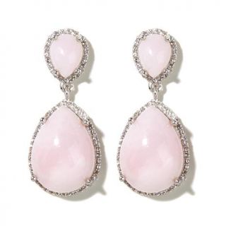 Colleen Lopez "Blushing Memories" Pink Opal and White Topaz Sterling Silver Pea   8007883