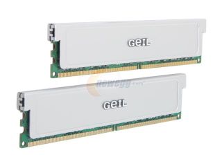 GeIL 4GB (2 x 2GB) 240 Pin DDR2 SDRAM DDR2 800 (PC2 6400) Dual Channel Kit Desktop Memory Model GX24GB6400DC