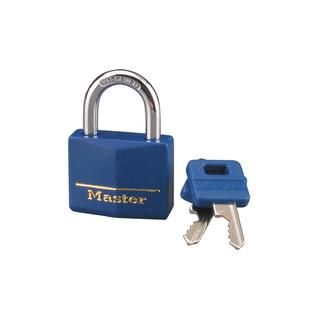 Master Lock 1 9/16 Blue Covered Brass Padlock   Tools   Home Security