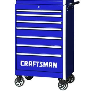 Craftsman 27 7 Drawer PRO Cabinet with integrated Latch system Blue