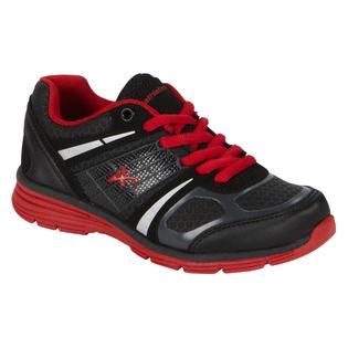 Athletech   Toddler/Youth Boys Ath L Hawk Athletic Shoe   Black/Red