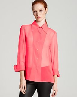 Alice + Olivia Blouse   Exclusive Brazil Stretch Silk