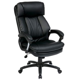 Office Star Products Work Smart Oversized Faux Leather Executive Chair