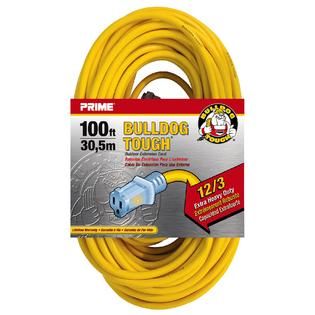 Prime Wire  and Cable LT 511835 100 Foot 12/3 Sjtow Bulldog Lighted