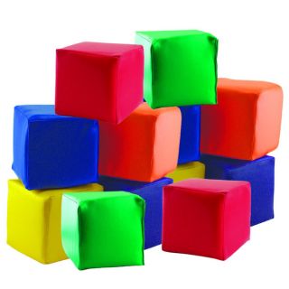 ECR4Kids Soft Toddler Blocks 5.5 inch Foam Cubes   16327759
