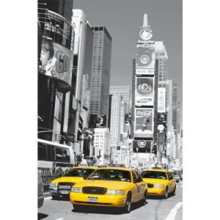 Ideal Decor 69 in. x 45 in. Times Square Wall Mural DM650