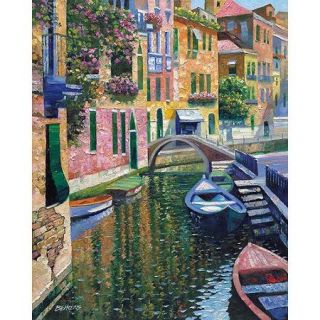 Printfinders Romantic Canal by Howard Behrens on Canvas