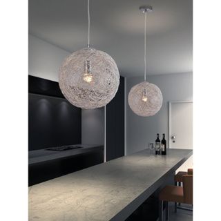 Opulence Aluminum Wire Wrapped Ceiling Lamp   15277579  