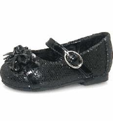 Baby Girl Black Glitter Dress Fashion Shoes  ™ Shopping