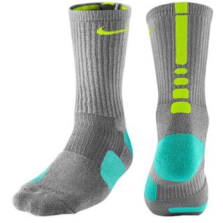 Nike Elite Basketball Crew Socks   Mens   Basketball   Accessories   Anthracite/Action Green