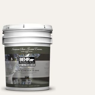 BEHR Premium Plus Ultra 5 gal. #W B 200 Popped Corn Semi Gloss Enamel Interior Paint 375005