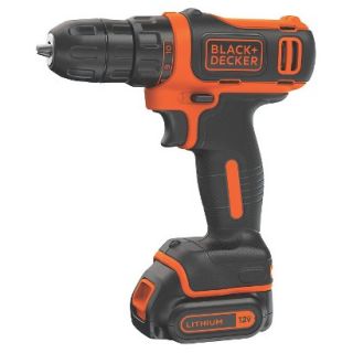 Black & Decker LDX112C 12V MAX Lithium Drill/Driver with Exposed Gear