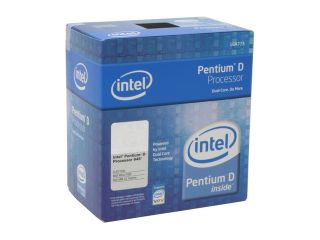 Intel Pentium D 945 Presler Dual Core 3.4 GHz LGA 775 BX80553945 Processor