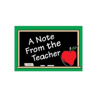 A NOTE FROM THE TEACHER 30PK SCBTCR1202 25 (pack of 25)