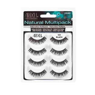 Ardell Glamour Multipack 4 Pair Lashes,101 Demi Black   Beauty   Eyes