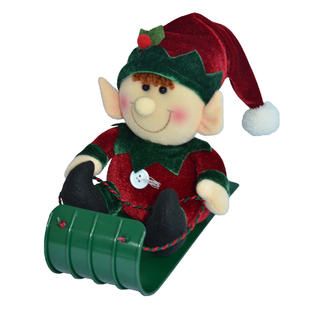 Trim A Home® 7.5 Elf on Sled Décor   Seasonal   Christmas   Indoor