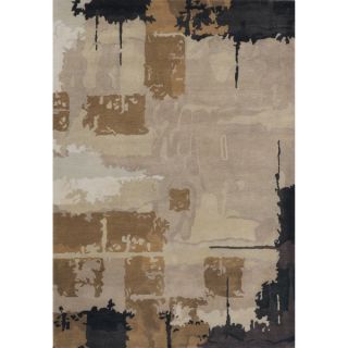Monet Abstact Grey Hand Tufted Wool Rug (53 x 8)   14697806