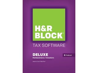 H&R BLOCK Tax Software Deluxe + State 2015   Mac Download