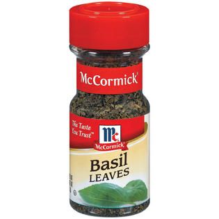 McCormick Whole Basil Leaves 0.62 OZ SHAKER   Food & Grocery   General