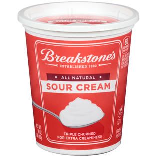 Breakstones All Natural Sour Cream 16 OZ PLASTIC TUB   Food & Grocery