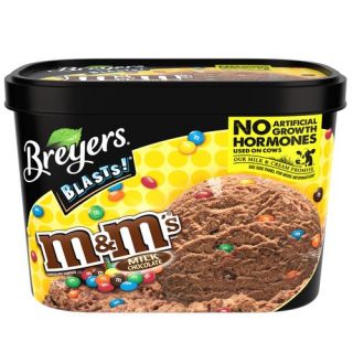 Breyers Blasts M and M's Light Ice Cream, 48 oz