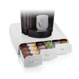 Mind Reader Anchor White 36 Capacity K Cup Drawer TRY01 WHT