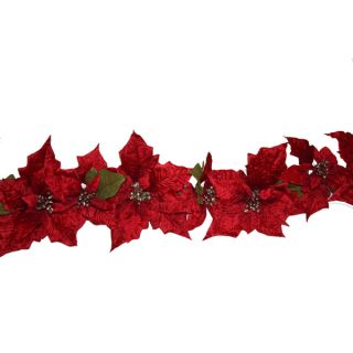 Red Poinsettia Garland   17662273 Great