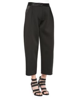 Ohne Titel Neoprene Pleated Wide Leg Pants