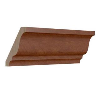 Cardell 1.5 in. x 96 in. Crown Molding in Nutmeg CM8.AF5M7.C53M