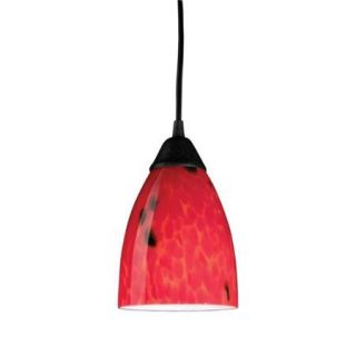 Classico Pendant Feature:Incandescent Bulb without Adaptor Kit,Shade:Fire Red