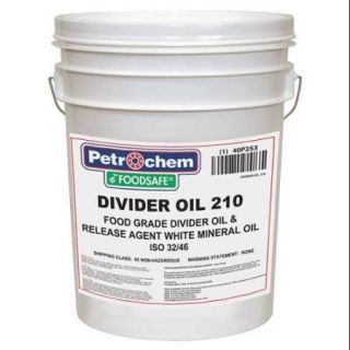 PETROCHEM FOODSAFE DIVIDER OIL 210 005 Divider Oil, Food Grade, 5 gal.