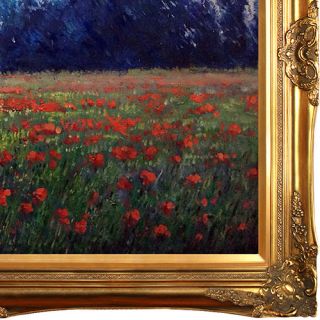 Tori Home Poppies at Giverny by Claude Monet Framed Painting Print