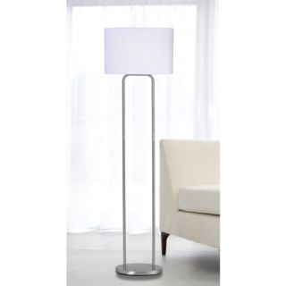 Kenroy Home Duet Floor Lamp, Brushed Steel