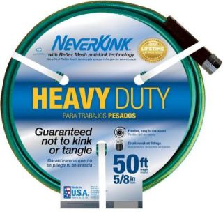 Neverkink 5/8 in. Dia x 50 ft. Heavy Duty Water Hose 8605 50