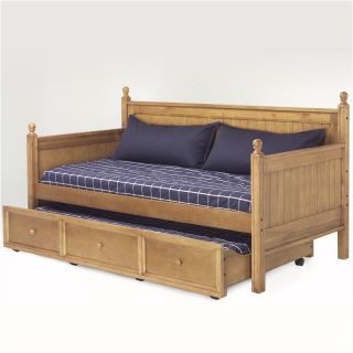Fashion Bed Casey Wood Daybed in Honey Maple   B5XC53