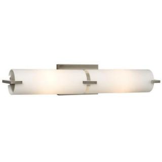 Filament Design Negron 2 Light Brushed Nickel Incandescent Bath Vanity Light CLI XY5233630