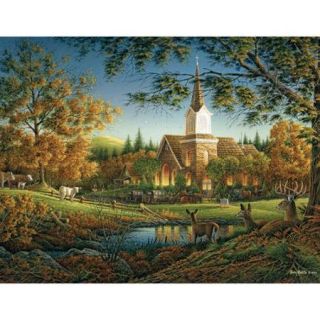Jigsaw Puzzle Terry Redlin 1000 Pieces 24"X30" Sunday Morning
