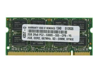 2GB  PC2 5300 667MHz MEMORY FOR  MSI WIND 037NE