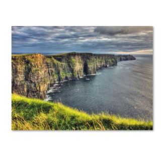 Trademark Fine Art 30 in. x 47 in. Cliffs of Moher Ireland Canvas Art PL0021 C3047GG