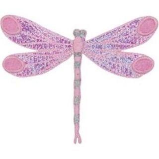 Tees & Novelties 306627 Patches For Everyone Iron On Appliques Pink Dragonfly 1 Pkg