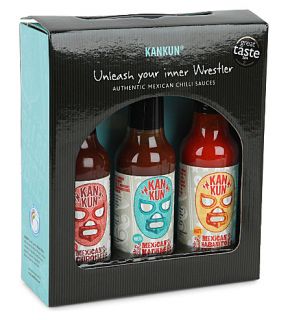 CONDIMENTS & PRESERVES   Mexican chilli sauces 3x150ml