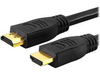 Insten 1846931 20ft Black Cable with Ethernet M M