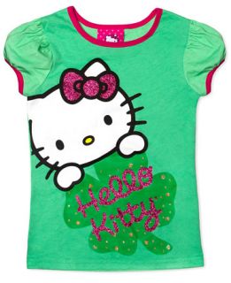 Hello Kitty Little Girls St. Patricks Day Graphic Tee   Kids   