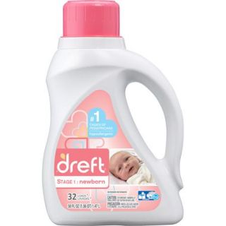 Dreft Stage 1: Newborn Liquid Laundry Detergent, 35 Loads 50 fl oz