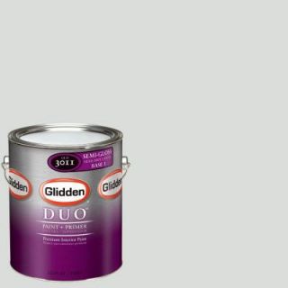 Glidden DUO 1 gal. #GLC34 01F Shaded Ice Semi Gloss Interior Paint with Primer GLC34 01S