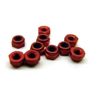 Rd Anodized Alum Locknuts (10) Multi Colored