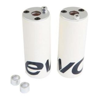 Evo E Force Nylon Bicycle Axle Pegs (White)