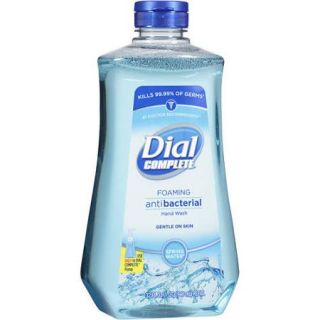 Dial Complete Spring Water Foaming Antibacterial Hand Wash, 32 oz