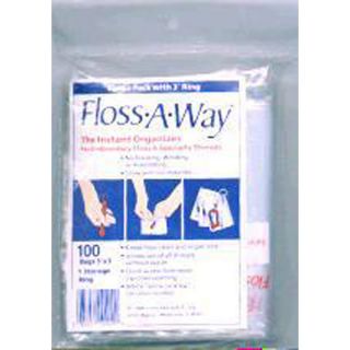 Action Bag Floss A Way 3x5 inch Organizer (Pack of 100)