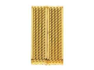 BeadSmith Ipanema Textured Magnetic Clasp, For Bracelets 38x20mm, Gold Tone